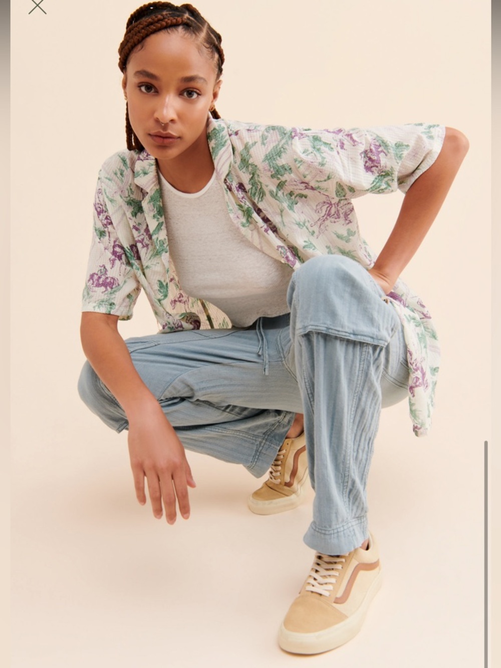 Free People Feelin’ Good Utility Pull-On Pants